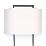 Sarantino Wood Floor Lamp in Cherry Finish