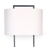 Sarantino Wood Floor Lamp in Cherry Finish - Extra Image