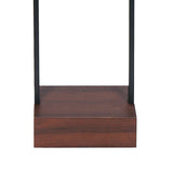 Sarantino Wood Floor Lamp in Cherry Finish - Extra Image