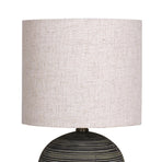 Sarantino Ceramic Table Lamp with Striped Pattern
