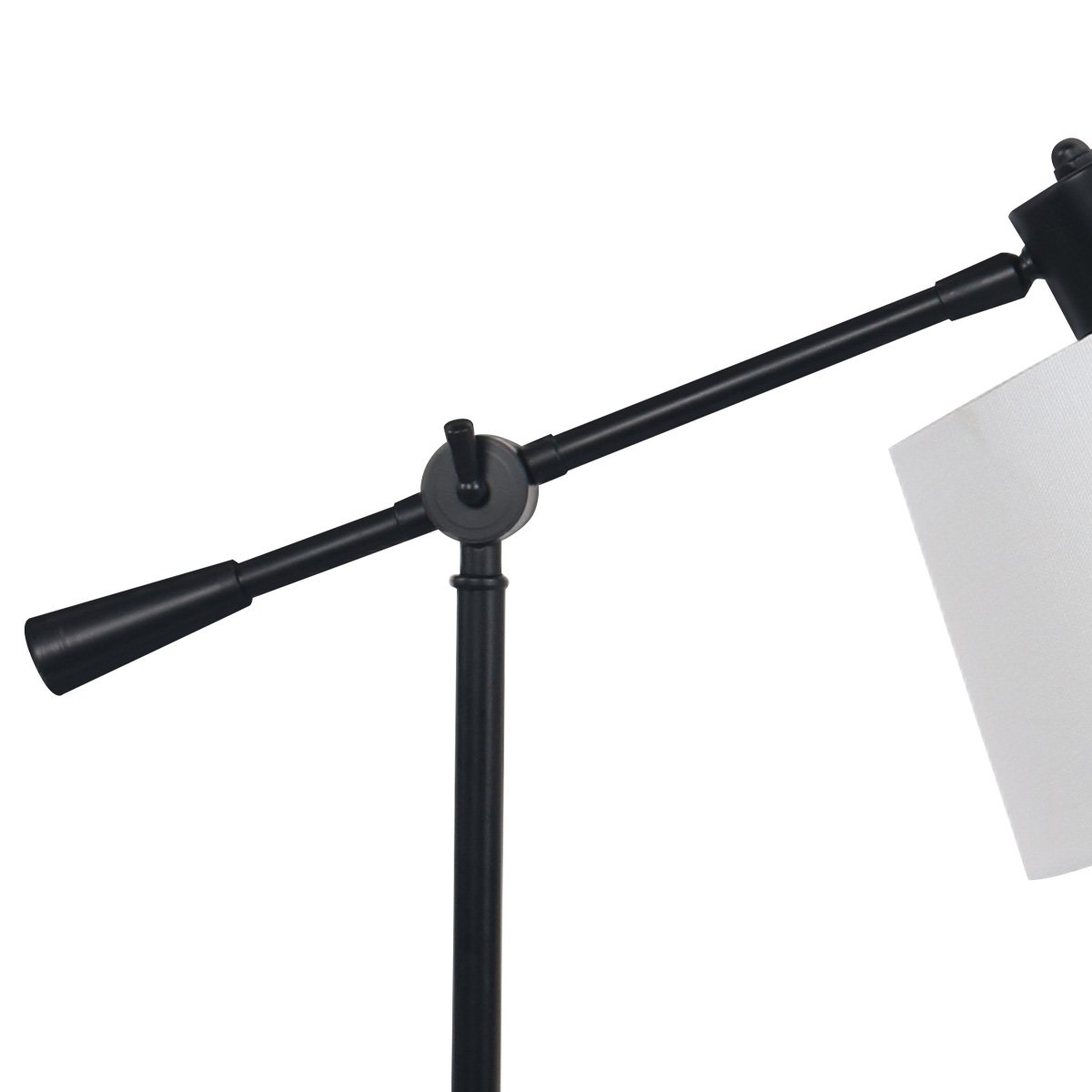 Sarantino Adjustable Metal Table Lamp - Black