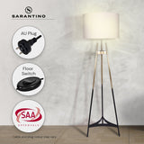 Sarantino Gradient Tripod Floor Lamp - Extra Image
