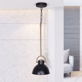 Sarantino Black and Gold Pendant Light - Extra Image
