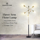 Sarantino 6-Light Metal Sputnik Floor Lamp - Extra Image