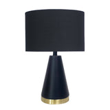 Sarantino Metal Table Lamp in Black and Gold - Extra Image