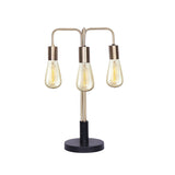 Sarantino Exposed Bulb Industrial Table Lamp - Extra Image