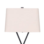 Sarantino Pair (x2) Metal Table Lamp Rectangular Shade X Stand