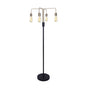 Sarantino 4-Light Industrial Floor Lamp