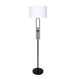 Sarantino Height-Adjustable Metal Floor Lamp Matte Black - Extra Image