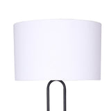 Sarantino Height-Adjustable Metal Floor Lamp Matte Black - Extra Image