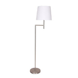 Sarantino Nickel Metal Arc Floor Lamp - Extra Image