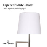 Sarantino Nickel Metal Arc Floor Lamp - Extra Image