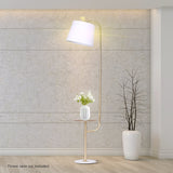 Sarantino Floor Lamp with Metal End Table - Extra Image