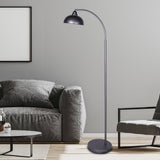 Sarantino Dark Grey Floor Lamp Industrial Chic Adjustable Angle - Extra Image