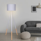 Sarantino Adjustable Height Arc Floor Lamp Antique Brass Shade - Extra Image