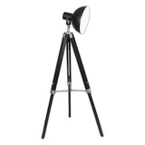 Sarantino Tripod Floor Spot Lamp Reading Adjustable Height Metal Black - Low Angle