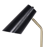 Sarantino Black-Brass Desk Task Table Lamp - Extra Image