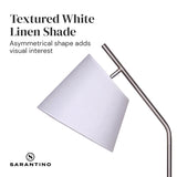 Sarantino Modern Arc Floor Lamp - Rear View