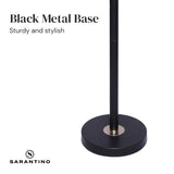 Sarantino Black Metal Task Floor Lamp - Extra Image