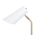 Sarantino White/Brass Task Table Lamp