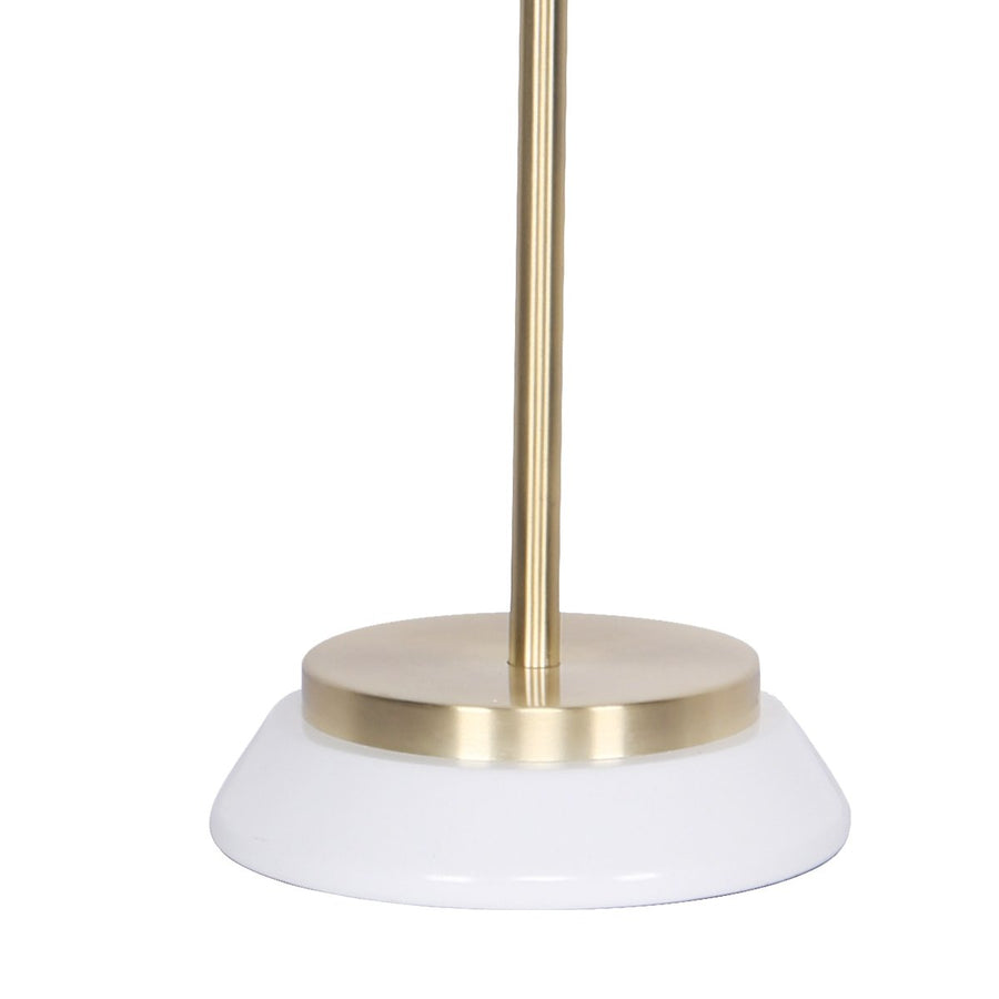 Sarantino White/Brass Task Table Lamp