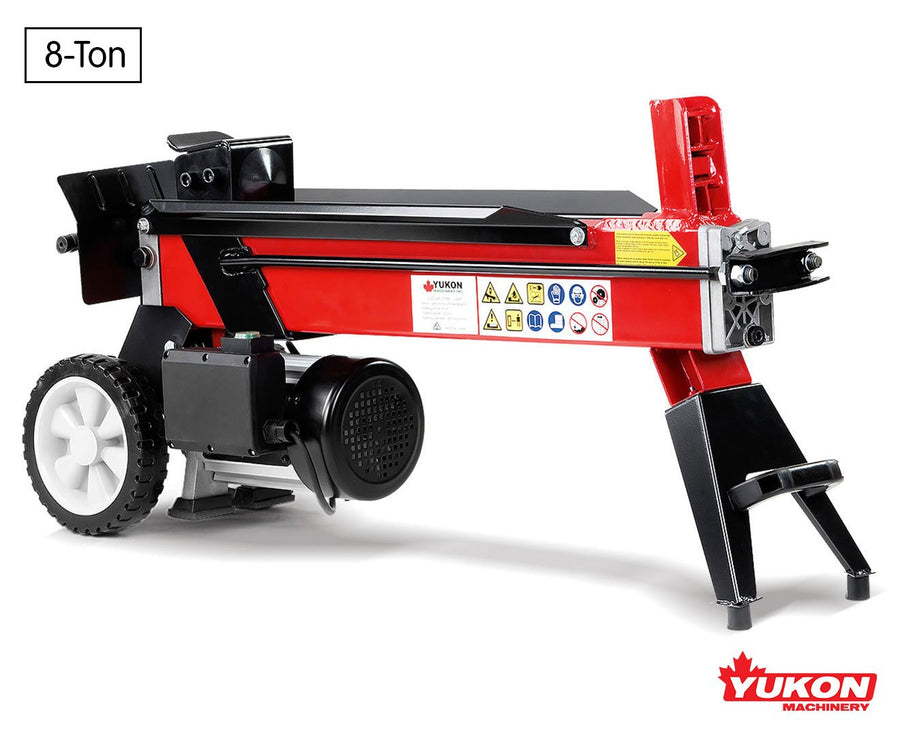 Yukon 8 Tonne 2000W Electric Hydraulic Log Splitter Wood Cutter