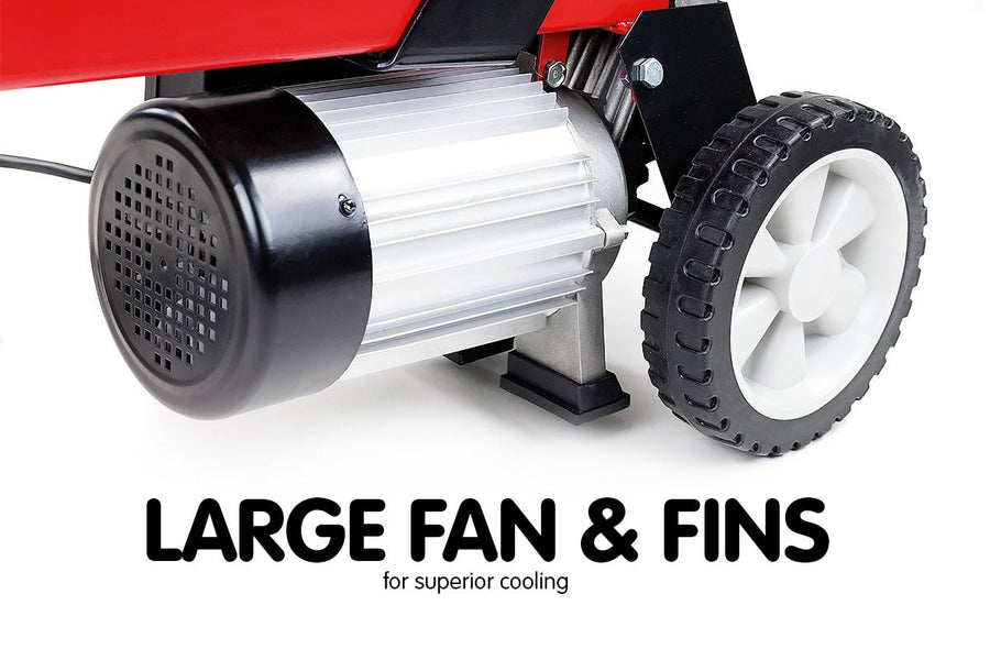 Yukon 8 Tonne 2000W Electric Hydraulic Log Splitter Wood Cutter