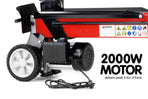 Yukon 8 Tonne 2000W Electric Hydraulic Log Splitter Wood Cutter