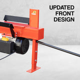 Yukon 12 Tonne 2100W Electric Hydraulic Log Splitter Wood Cutter - Low Angle