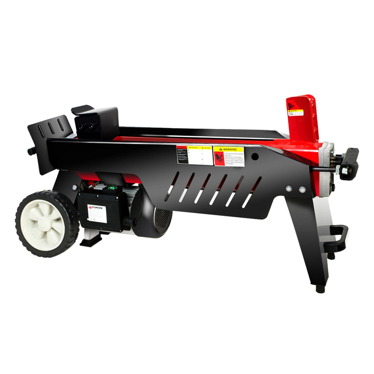 Yukon 7 Tonne 2000W Electric Hydraulic Log Splitter Wood Cutter with Side Protectors