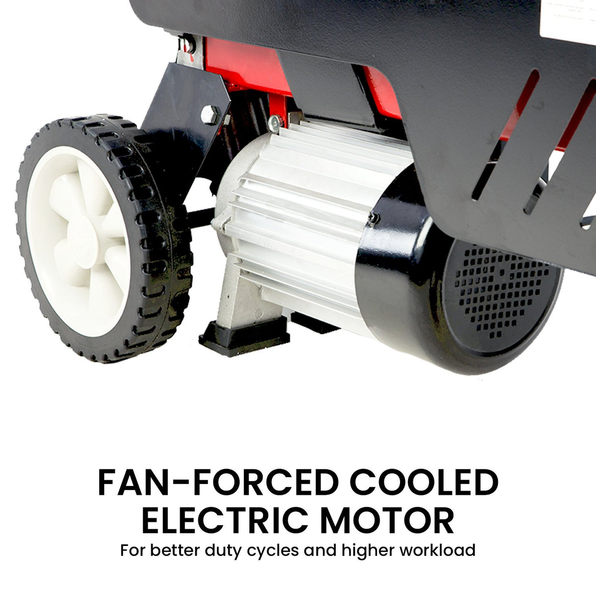 Yukon 7 Tonne 2000W Electric Hydraulic Log Splitter Wood Cutter with Side Protectors