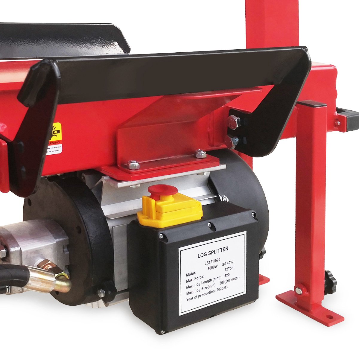 Yukon 12 Tonne 2100W Electric Hydraulic Log Splitter Wood Cutter