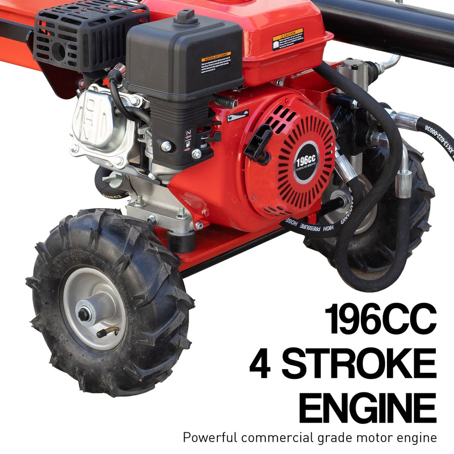 Yukon 15 Tonne Hydraulic Petrol Engine 196cc Log Splitter