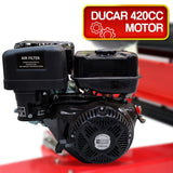 Yukon 60 Tonne Petrol Hydraulic Log Splitter 420cc Vertical and Horizontal - Rear View