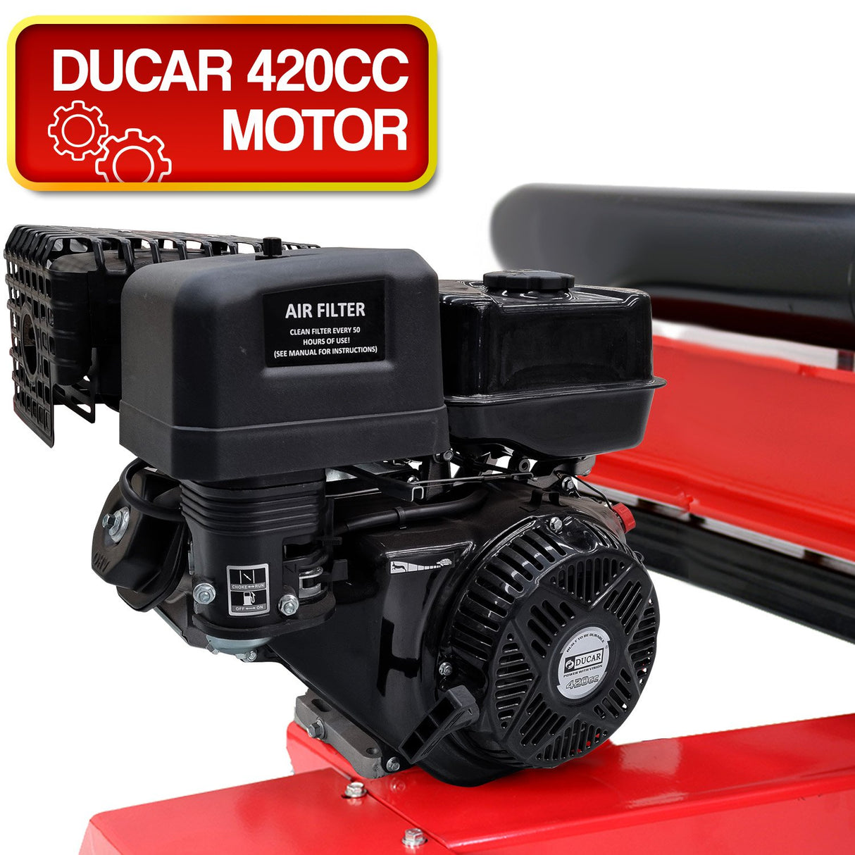 Yukon 60 Tonne Petrol Hydraulic Log Splitter 420cc Vertical and Horizontal