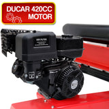 Yukon 60 Tonne Petrol Hydraulic Log Splitter 420cc Vertical and Horizontal - Low Angle