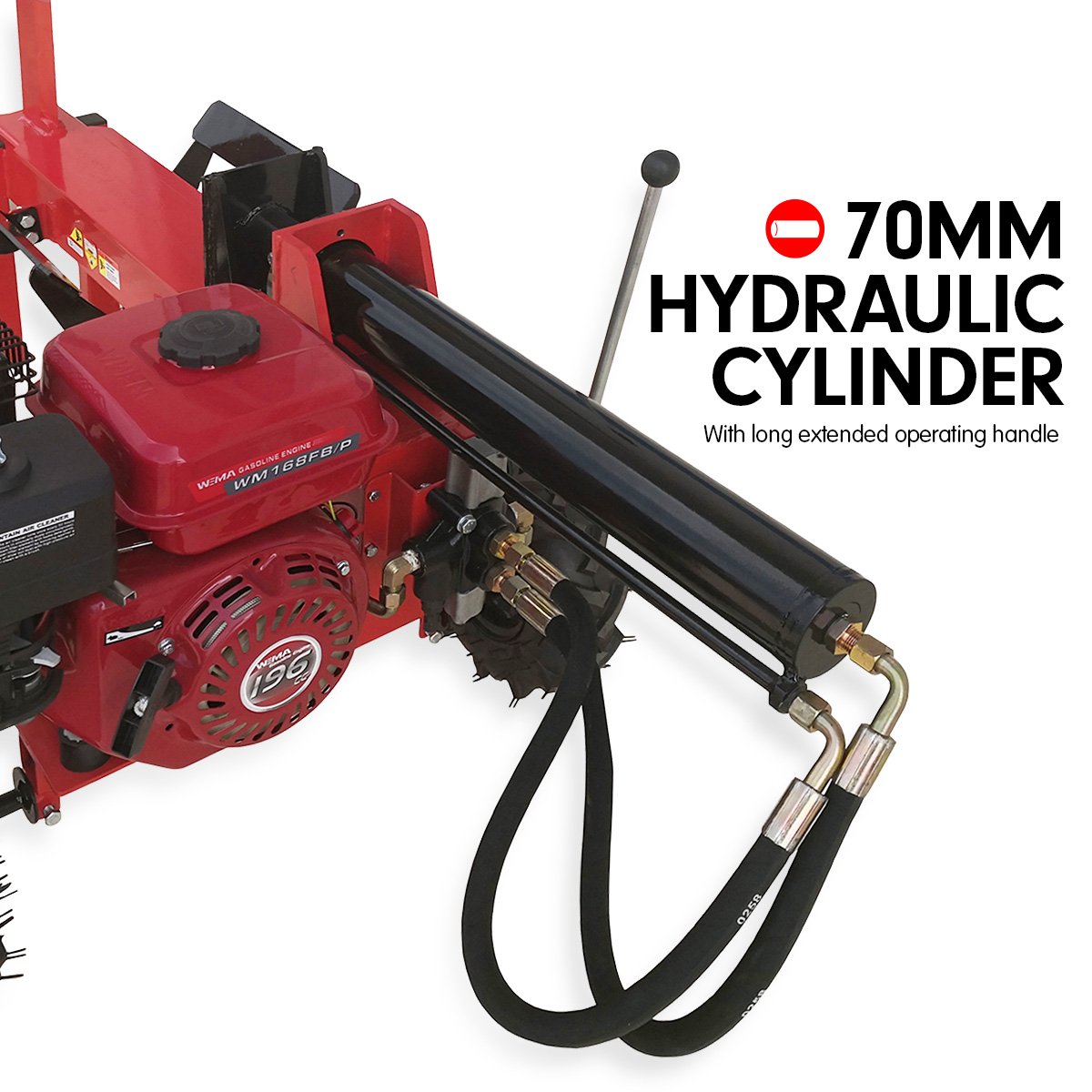 Yukon 15 Tonne Hydraulic Petrol Engine 196cc Log Splitter XB