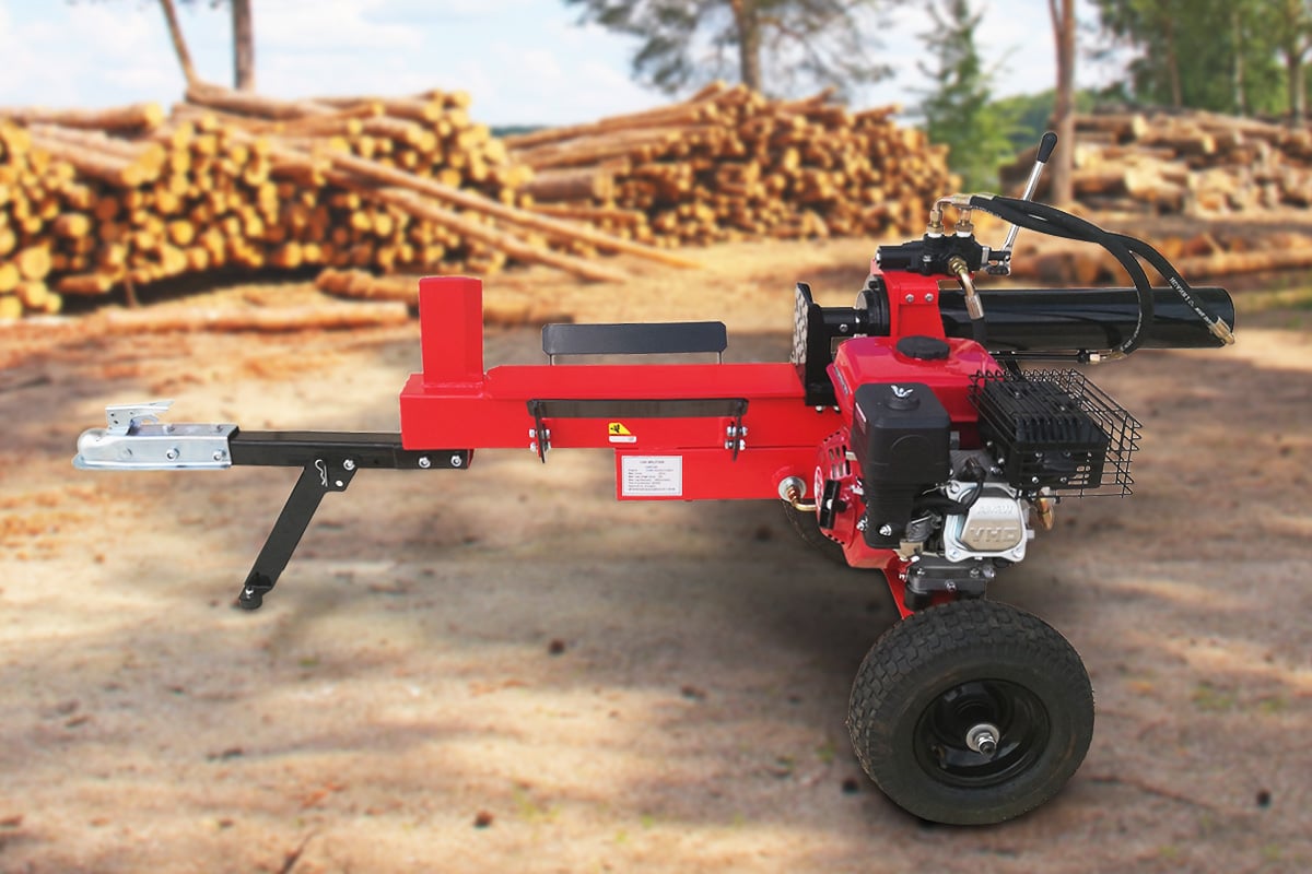 Yukon 20 Tonne Hydraulic Petrol Engine 196cc Log Splitter