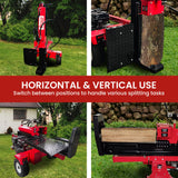 Yukon 75 Tonne Hydraulic Petrol 420cc Log Splitter Electric Key Start Vertical and Horizontal - Extra Image