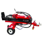 Yukon 75 Tonne Hydraulic Petrol 420cc Log Splitter Electric Key Start Vertical and Horizontal - Side View