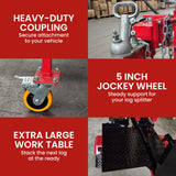 Yukon 75 Tonne Hydraulic Petrol 420cc Log Splitter Electric Key Start Vertical and Horizontal - Extra Image