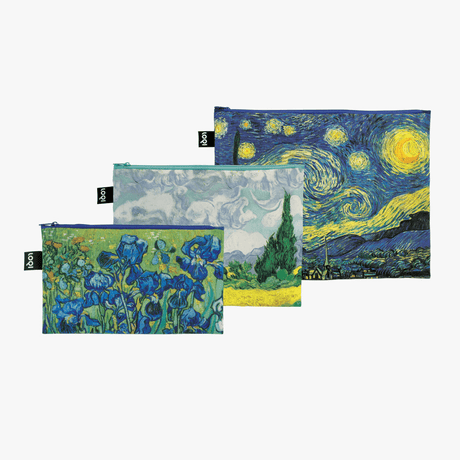 LOQI Van Gogh Zip Pockets Set of 3-2006733459149688832