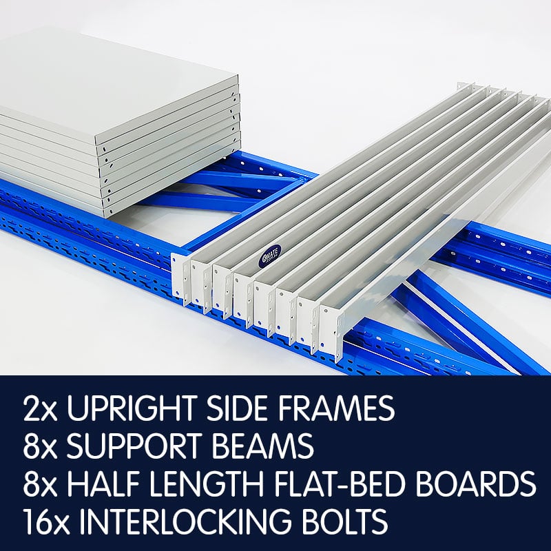 Centurion Pro 1 Bay 1.5M Wide Long-Span Garage Shelving 800kg