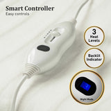 Laura Hill Heated Electric Blanket Fitted Underlay Winter Double - Rear View