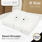 Laura Hill Heated Electric Blanket Fitted Underlay Winter Double - Extra Image