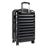 Olympus Noctis Suitcase 20in Hard Shell ABS+PC - Stygian Black - Side View