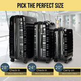 Olympus Noctis Suitcase 28in Hard Shell ABS+PC - Stygian Black - Extra Image