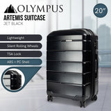Olympus Artemis 20in Hard Shell Suitcase ABS+PC  Jet Black - Extra Image