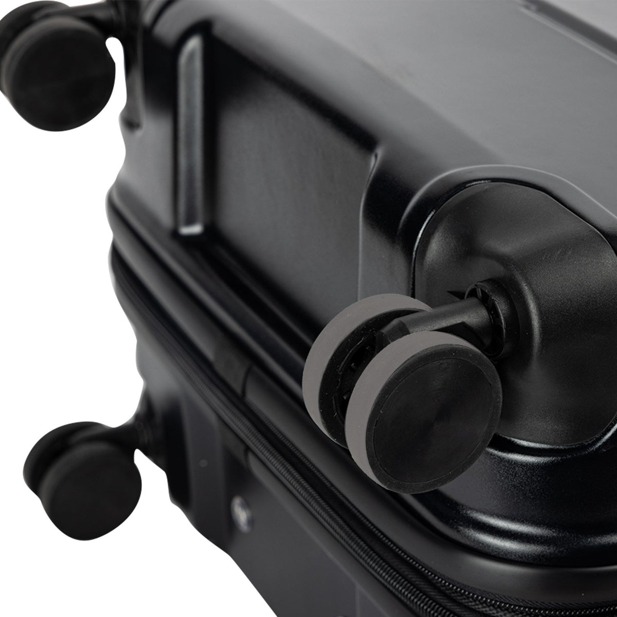 Olympus 3PC Artemis Luggage Set Hard Shell Suitcase ABS+PC - Jet Black