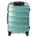 Olympus 3PC Artemis Luggage Set Hard Shell ABS+PC - Electric Teal - Close-Up Angle